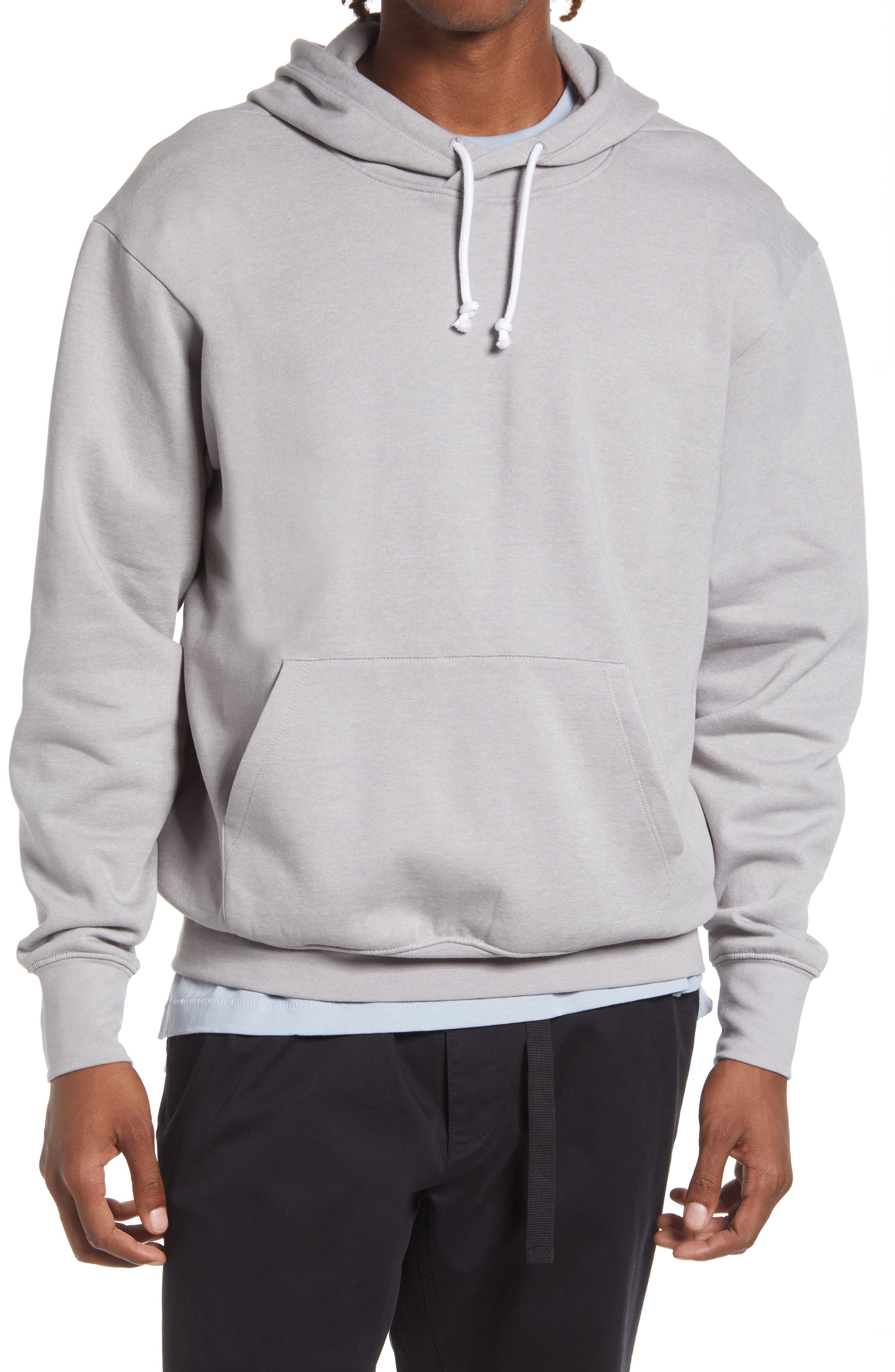 black and grey mens hoodie