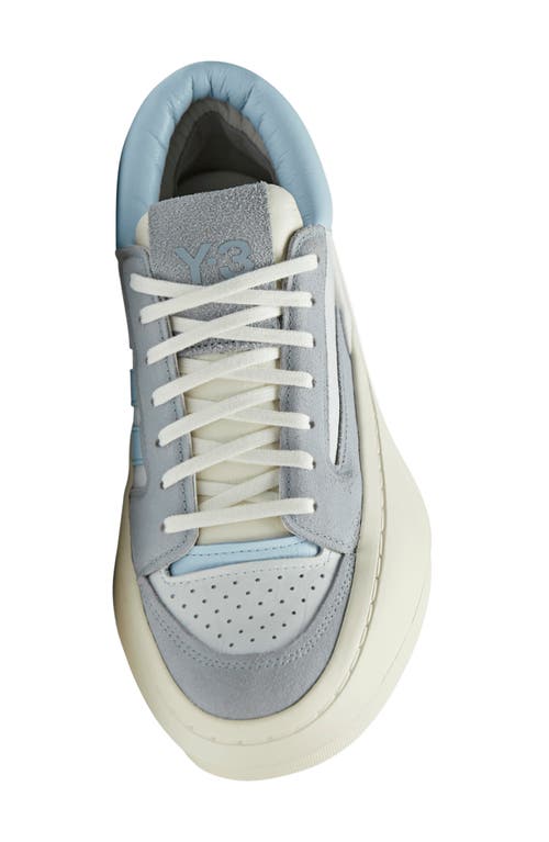 Y-3 Centennial Strapped Low Upper Board Shoes In Off White/grey/cream White