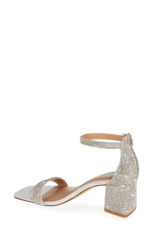 Abound Finn Rhinestone Sandal In Silver Stone