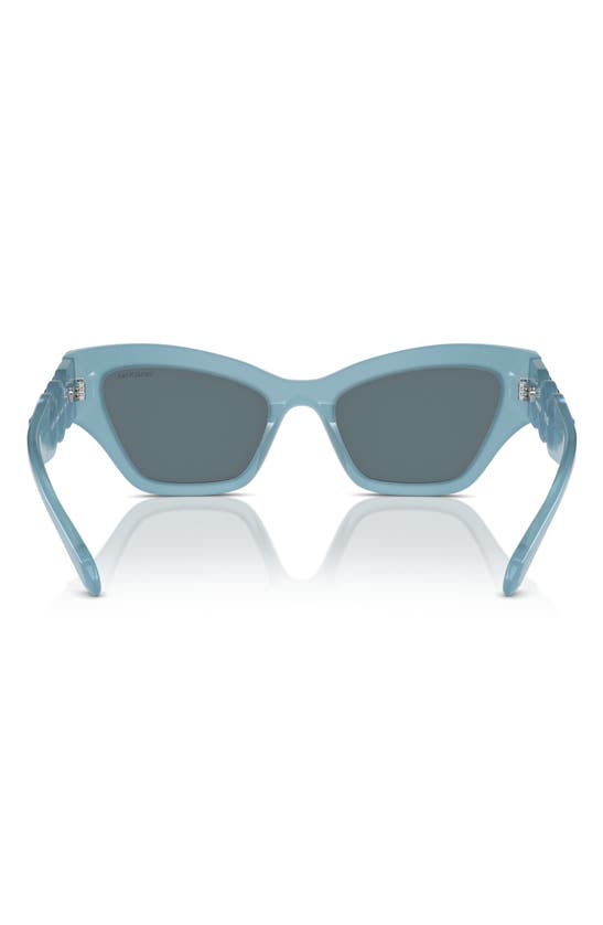Swarovski Imber 54mm Irregular Sunglasses In Blue