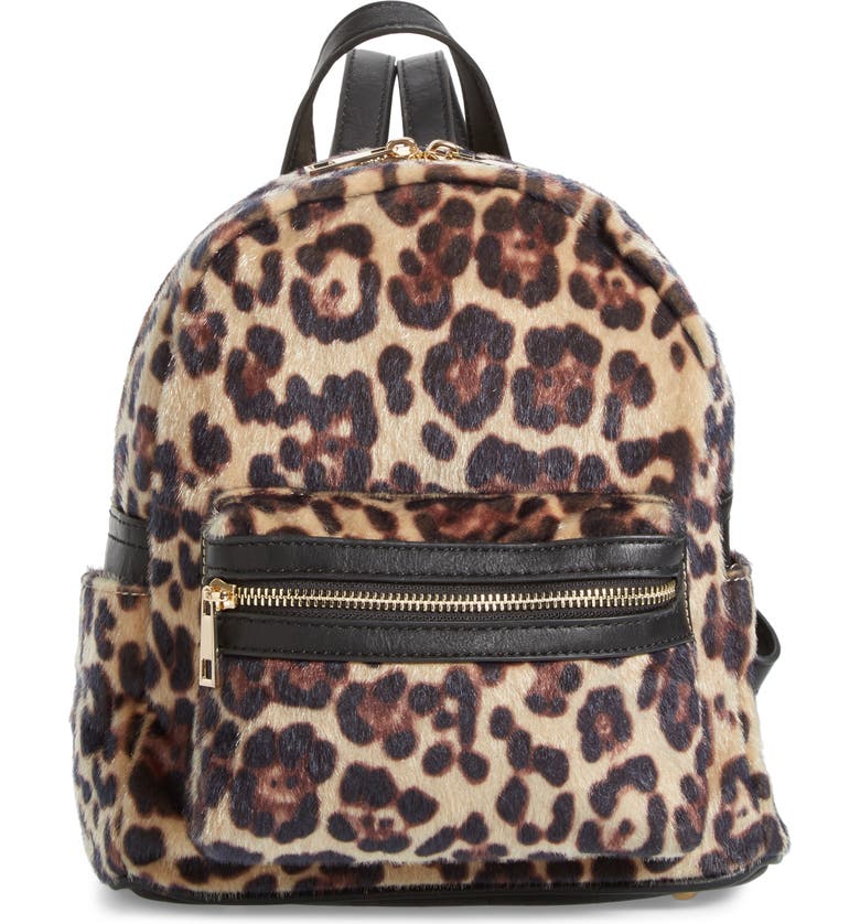 BP. Leopard Print Faux Fur Backpack | Nordstrom