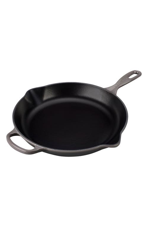 Le Creuset Signature Handle Enamel 11 3/4 Inch Cast Iron Skillet in Oyster at Nordstrom