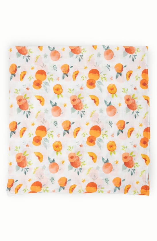 Little Unicorn 3-pack Organic Cotton Muslin Swaddle Blankets In Georgia Peach 2