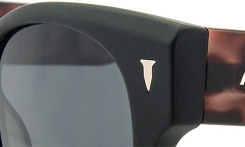 Shop Mita Sustainable Eyewear Brickell 50mm Round Sunglasses In Matte Black/smoke