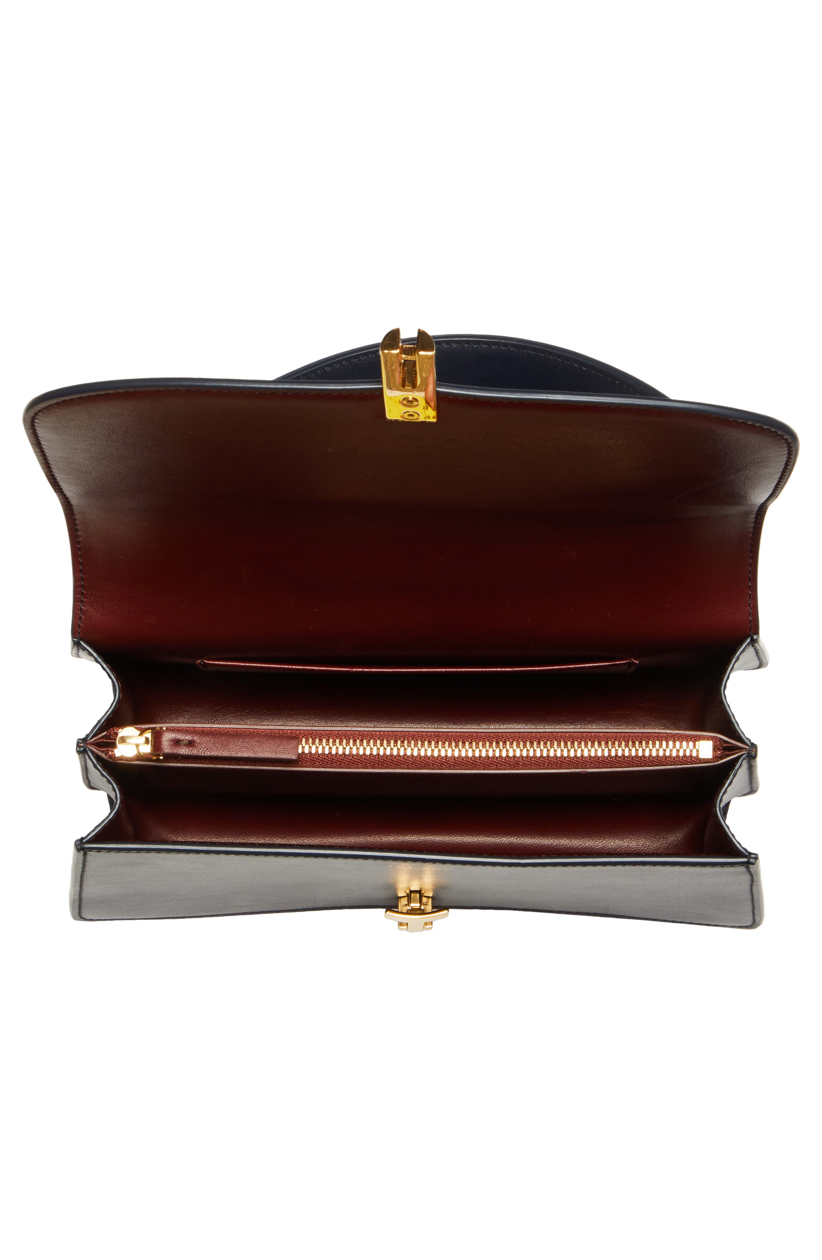 THE ROW Sofia 8.75 Calfskin Handbag Brown