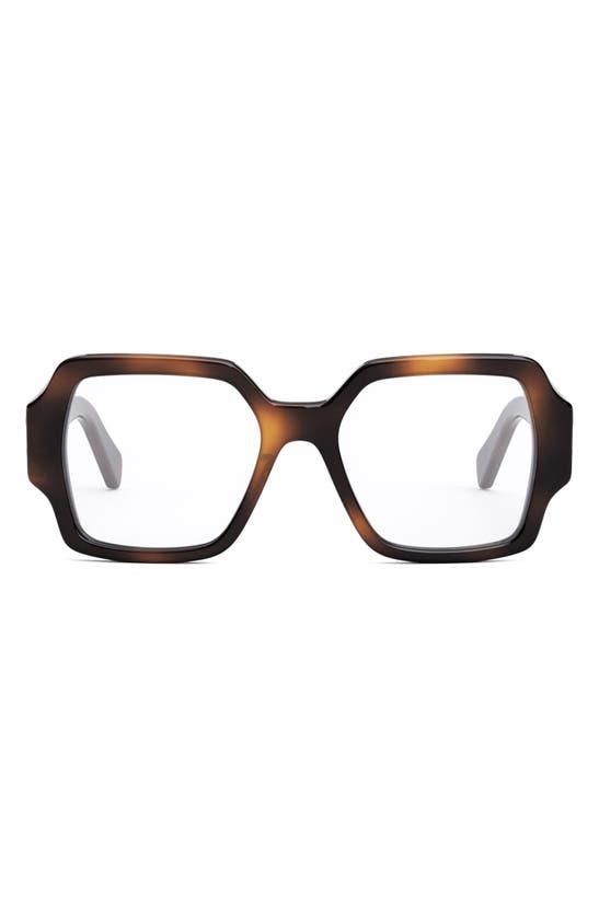 CELINE CELINE TRIOMPHE 52MM SQUARE READING GLASSES