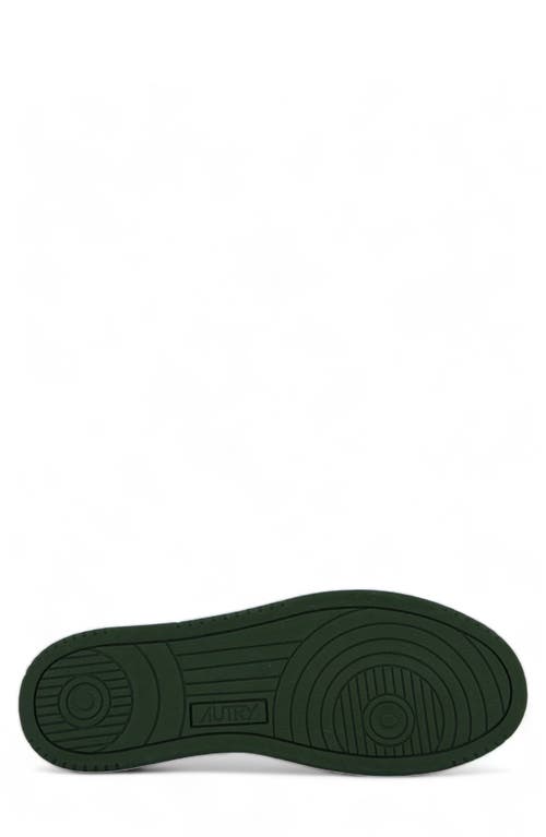 Autry Medalist Low Sneaker In Mix/suede/mint
