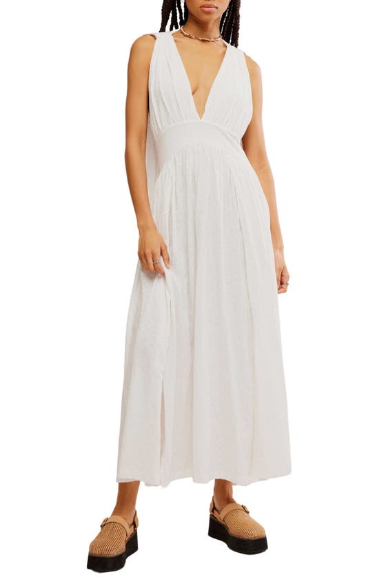 Shop Free People Selena Convertible Halter Maxi Dress In Ivory