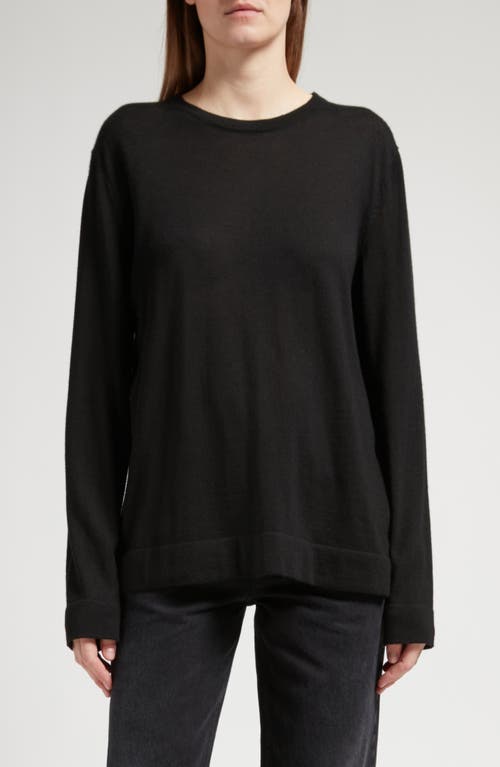 The Row Filippa Wool Sweater Black at Nordstrom,