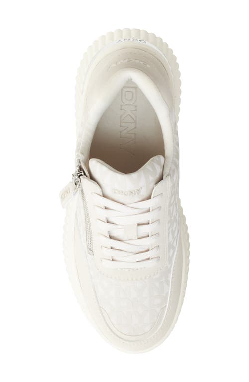 Shop Dkny Lissa Platform Sneaker In Hemp