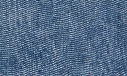 Vigoss Bling Denim Shacket In Medium Wash