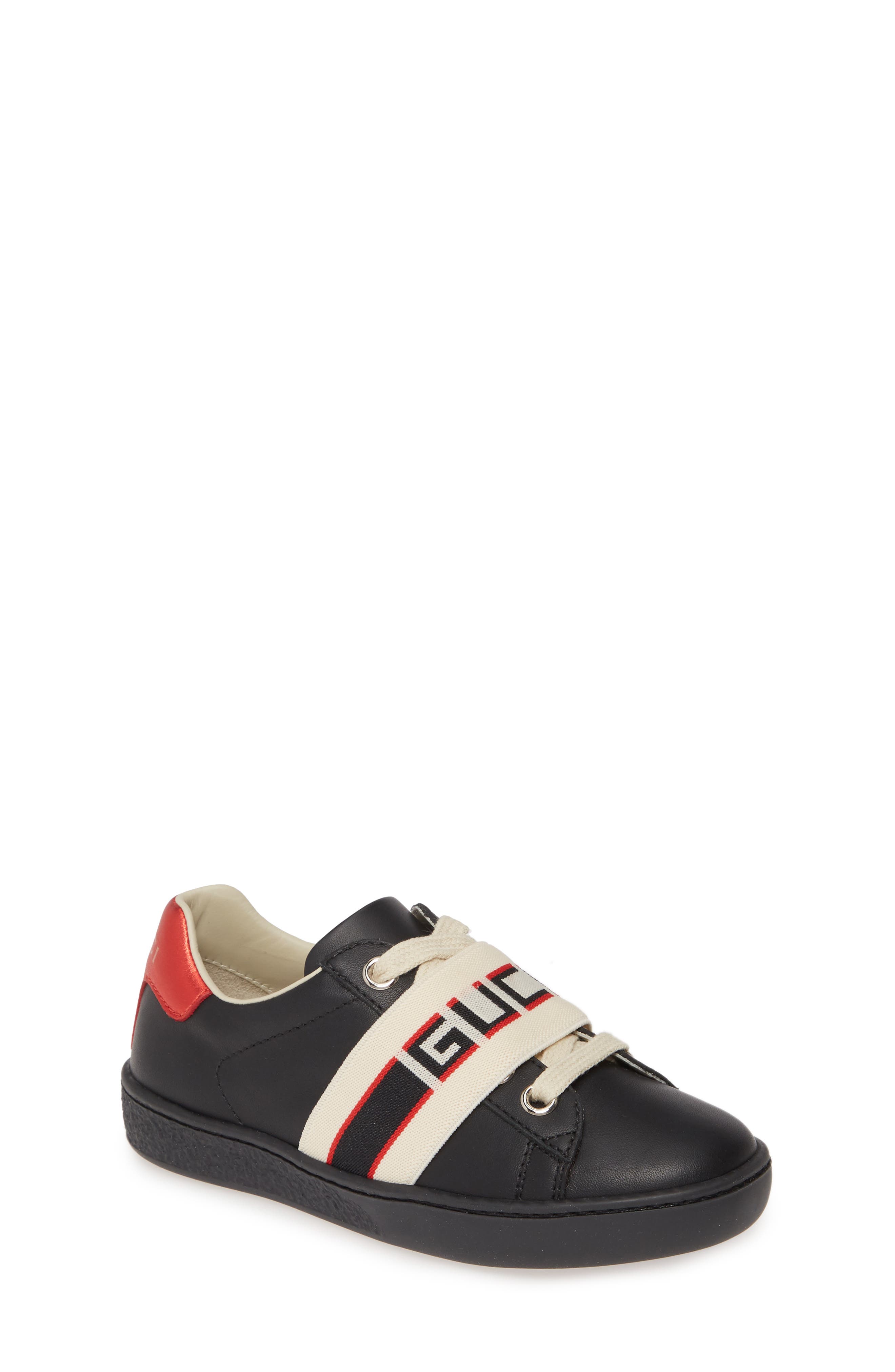 gucci ace stripe black