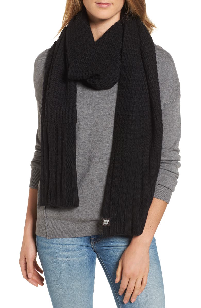 UGG® Textured Wool Blend Cardi Scarf Nordstrom UGG® Textured Wool Blend Cardi Scarf Nordstrom