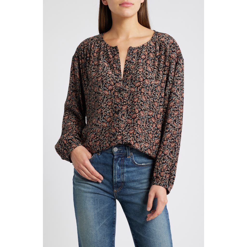 TREASURE & BOND TREASURE & BOND EASY BUTTON-UP SHIRT