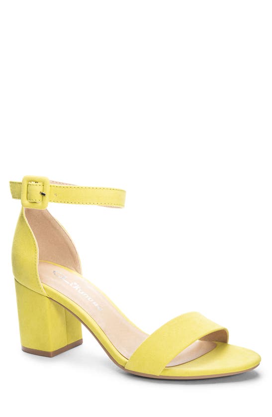 Cl By Laundry Chinese Laundry Jody Ankle Strap Sandal In Lime Green