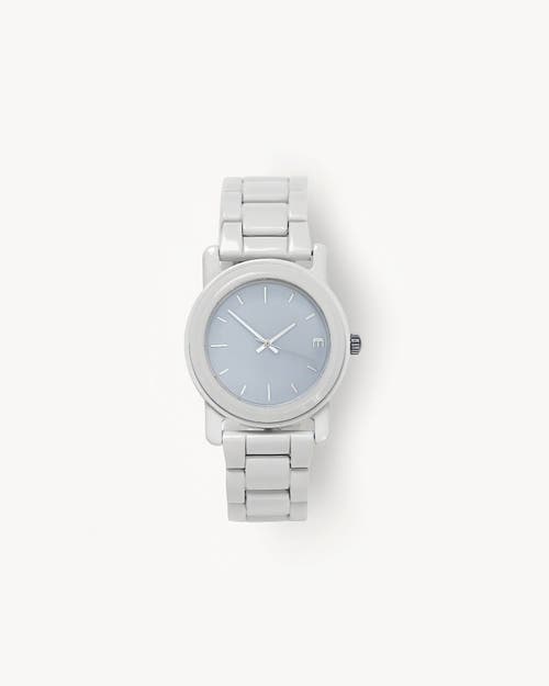 Shop Machete Mono Watch In Light Grey