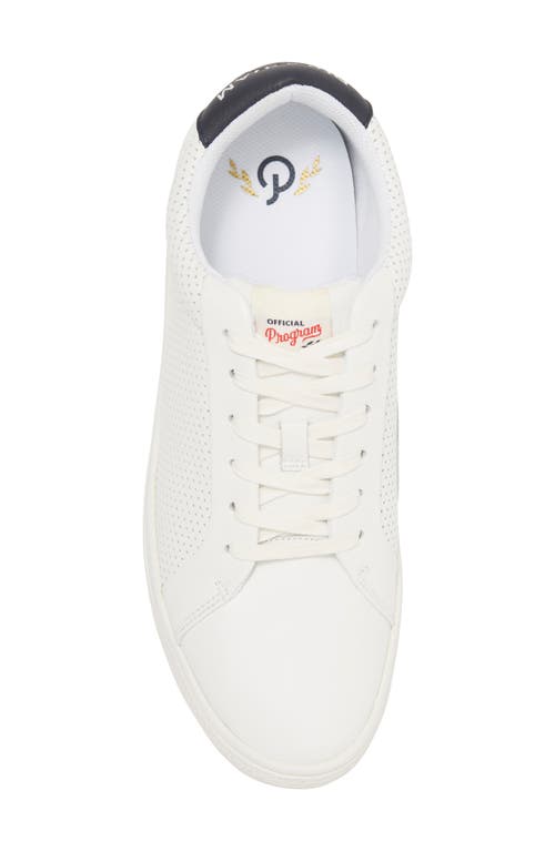 Shop Official Program Court Low Top Sneaker In White/dark Grey