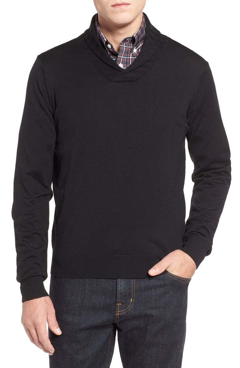 Thomas Dean Shawl Collar Sweater | Nordstrom