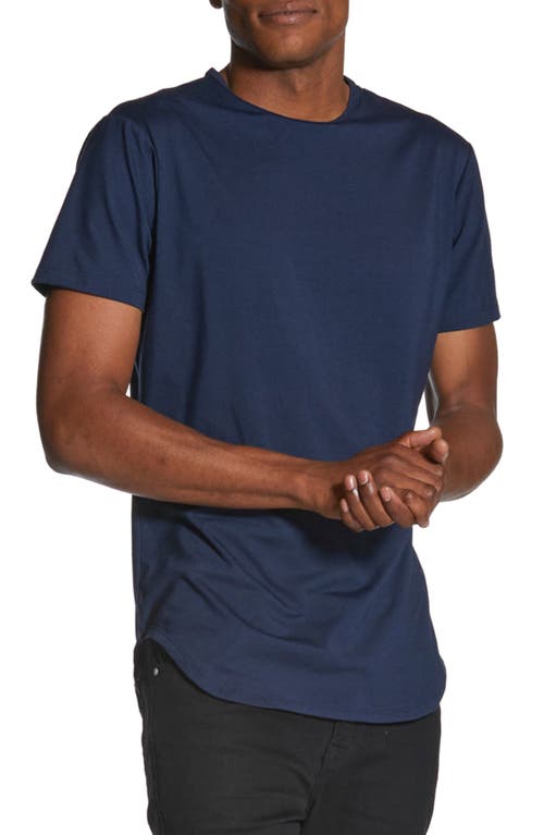 Shop Cuts Ao Elongated Tee In Pacific Blue