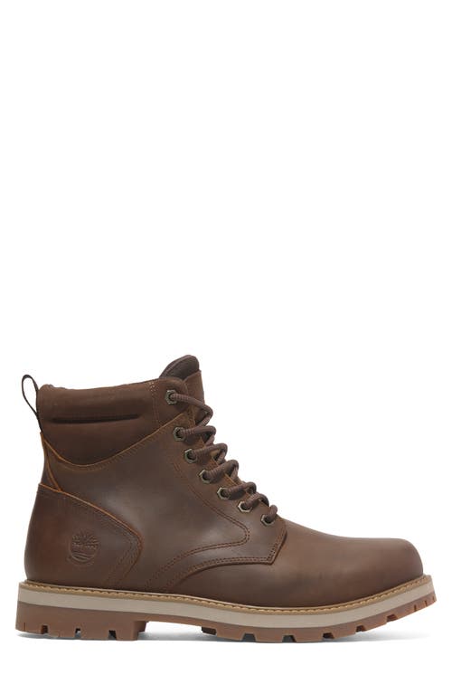 Timberland Britton Road Waterproof Boot In Rust Full Grain