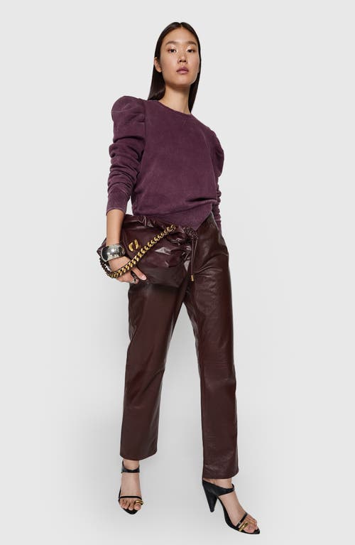 REBECCA MINKOFF REBECCA MINKOFF KIT CROP LEATHER PANTS 