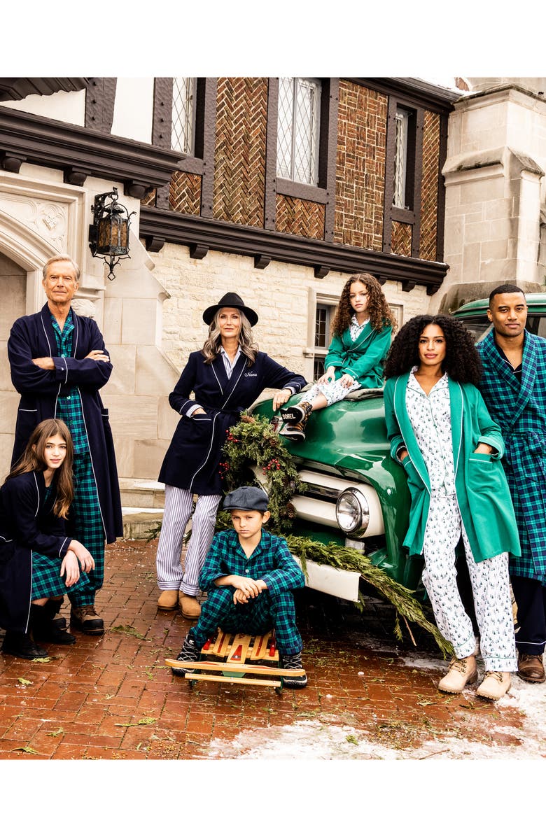 Petite Plume Women's Flannel Robe Nordstrom