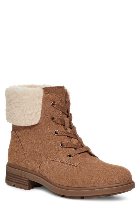 Ugg Womens Harrison Lace Boot In Chestnut In Chestnut Suede ModeSens