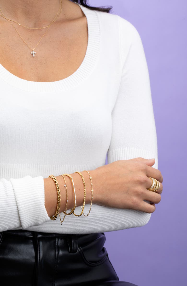 Bony Levy 14K Gold Double Curb Chain Bracelet Nordstrom