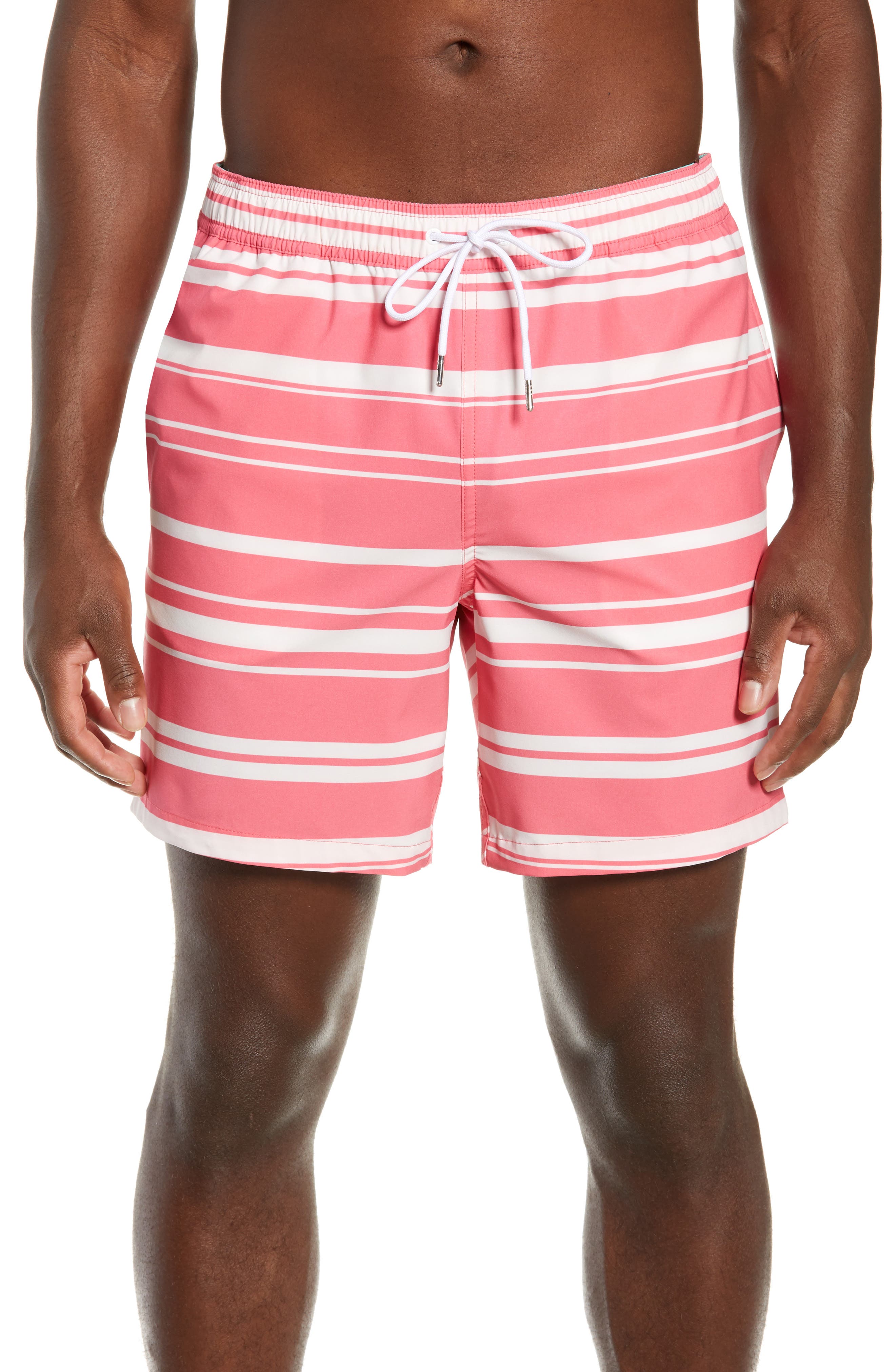 Bonobos Banzai 7-Inch Stripe E-Waist Swim Trunks