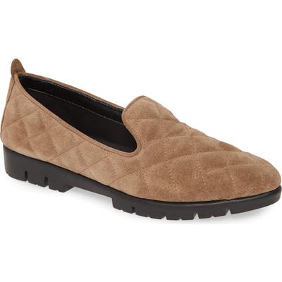The Flexx Quilt Smoking Loafer, Beige