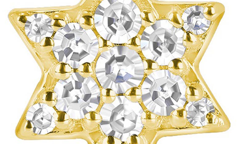 Shop Ron Hami 14k Gold Pavé Diamond Star Of David Stud Earrings