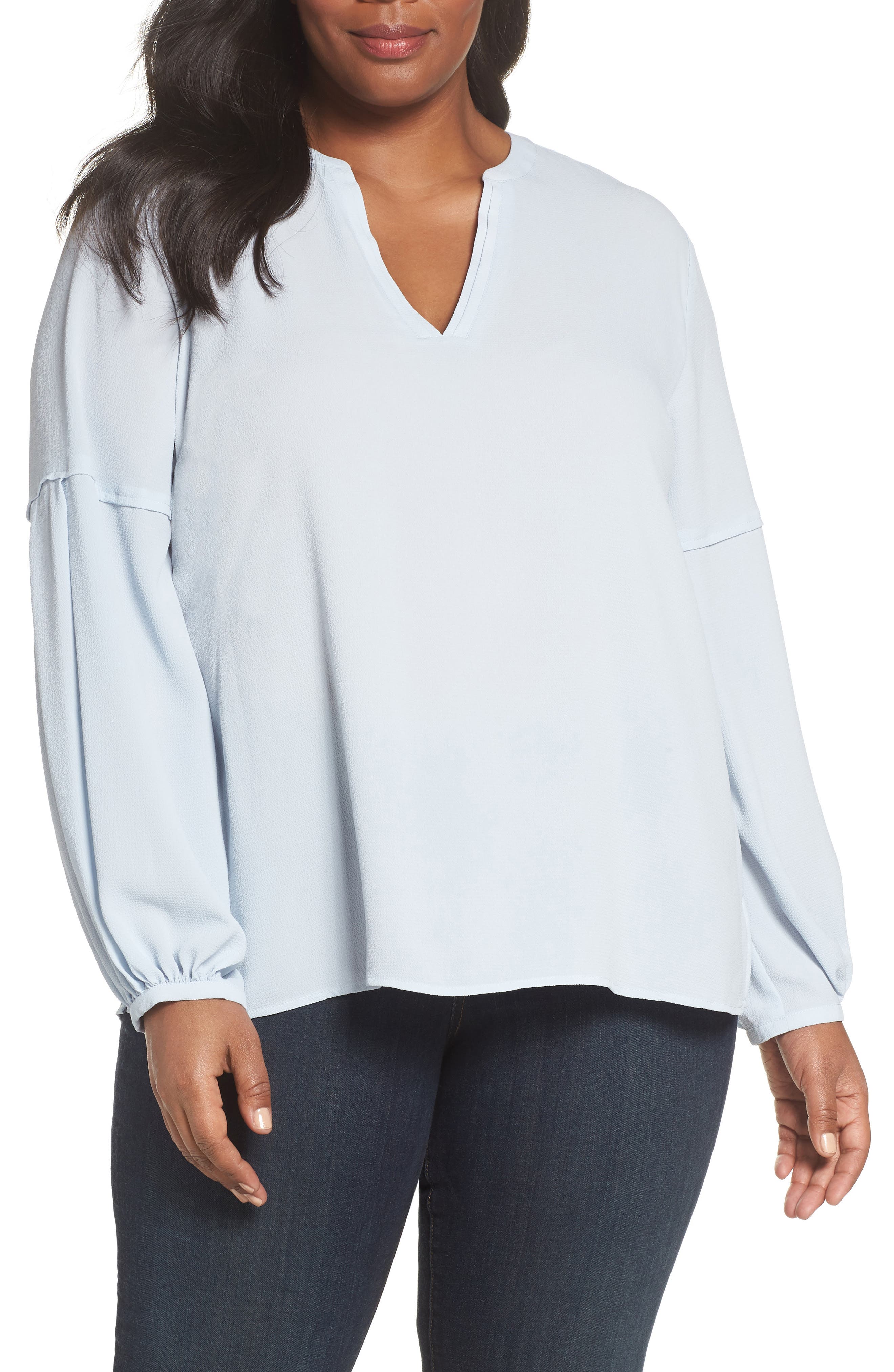 vince camuto bubble sleeve blouse