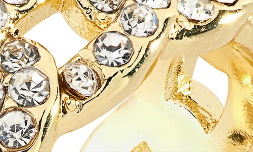 Covet Pavé Chain Band Ring In Gold