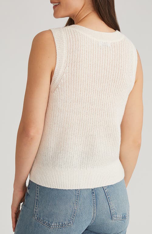 Shop 525 America 525 Serena Sweater Vest In Sea Salt