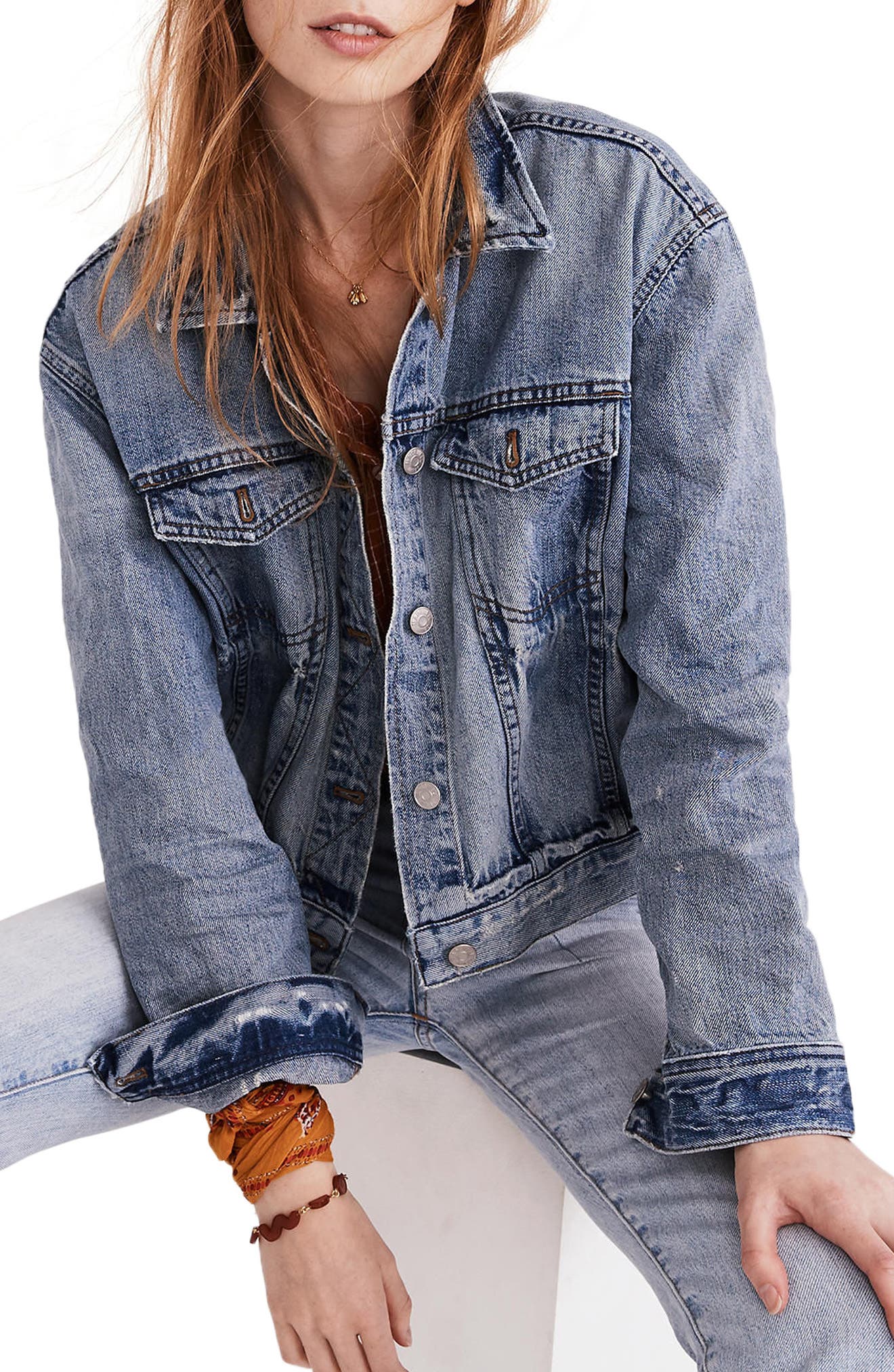 boxy crop denim jacket topshop