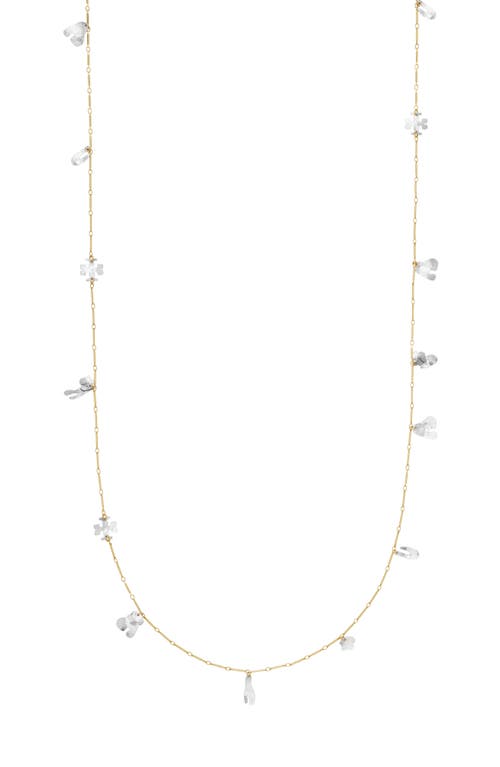 Tory Burch Roxanne Necklace in Gold /Antique Tory Silver at Nordstrom