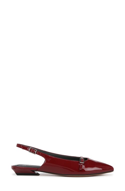 Shop Sarto By Franco Sarto Emma Pointed Toe Slingback Flat In Red