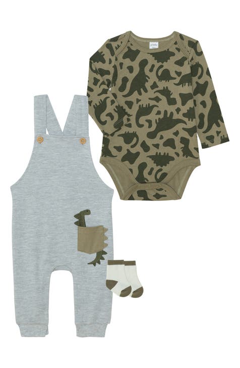 Outerstuff Infant Heather Gray St. Louis Cardinals Extra Base Hit Raglan Full-Snap Romper at Nordstrom, Size 12 M