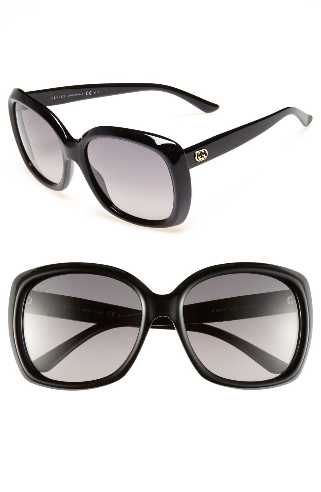 gucci 57mm sunglasses