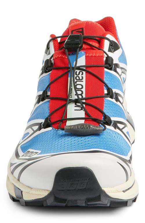 Shop Salomon Gender Inclusive Xt-6 Sneaker In Provence/high Risk Red