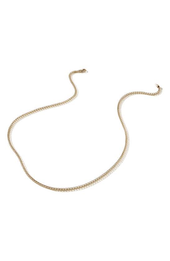 Shop John Hardy Surf Chain Necklace In Gold
