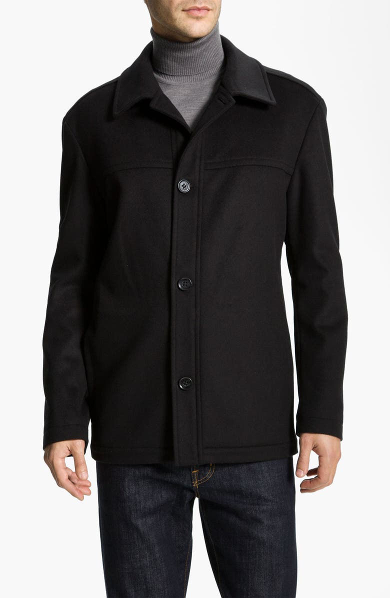 BOSS Black 'Chester' Regular Fit Wool Blend Coat | Nordstrom