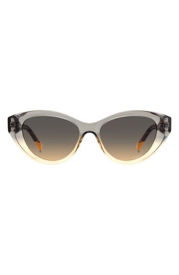 Missoni Gray Acetate Sunglasses In Grey Ochre/brown Ochre