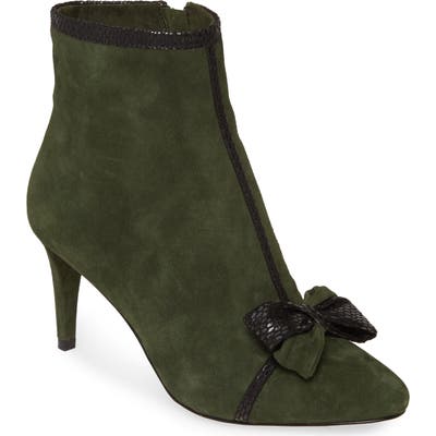 Karl Lagerfeld Paris Mona Bow Bootie- Green