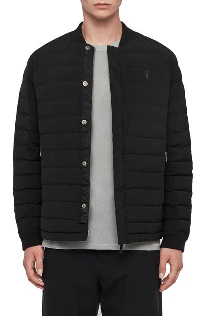 Click to view more detailed imagery on our partner's website Allsaints Albion Classic Bomber Jacket In Black