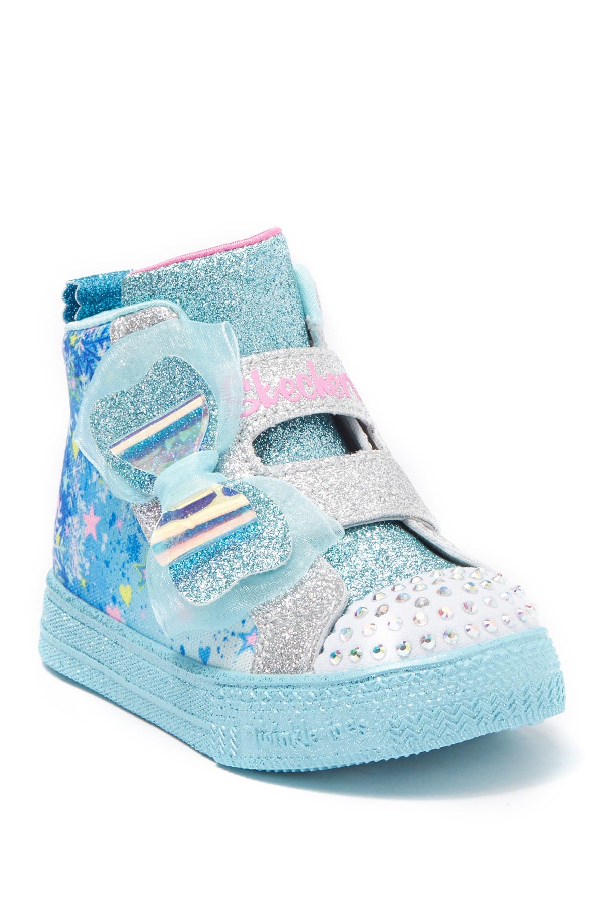 shuffle lite glitter sneaker skechers
