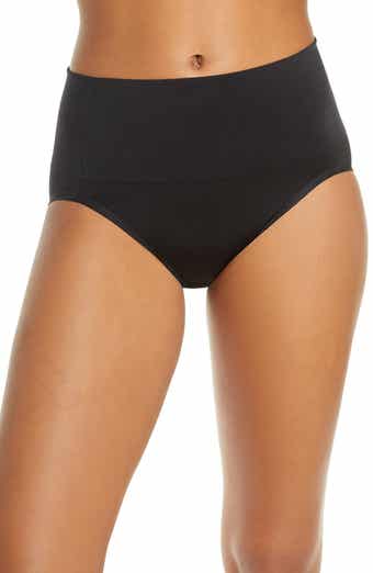 Assets by SPANX Women's Thintuition Shaping High Waist Brief - Size Small  Black