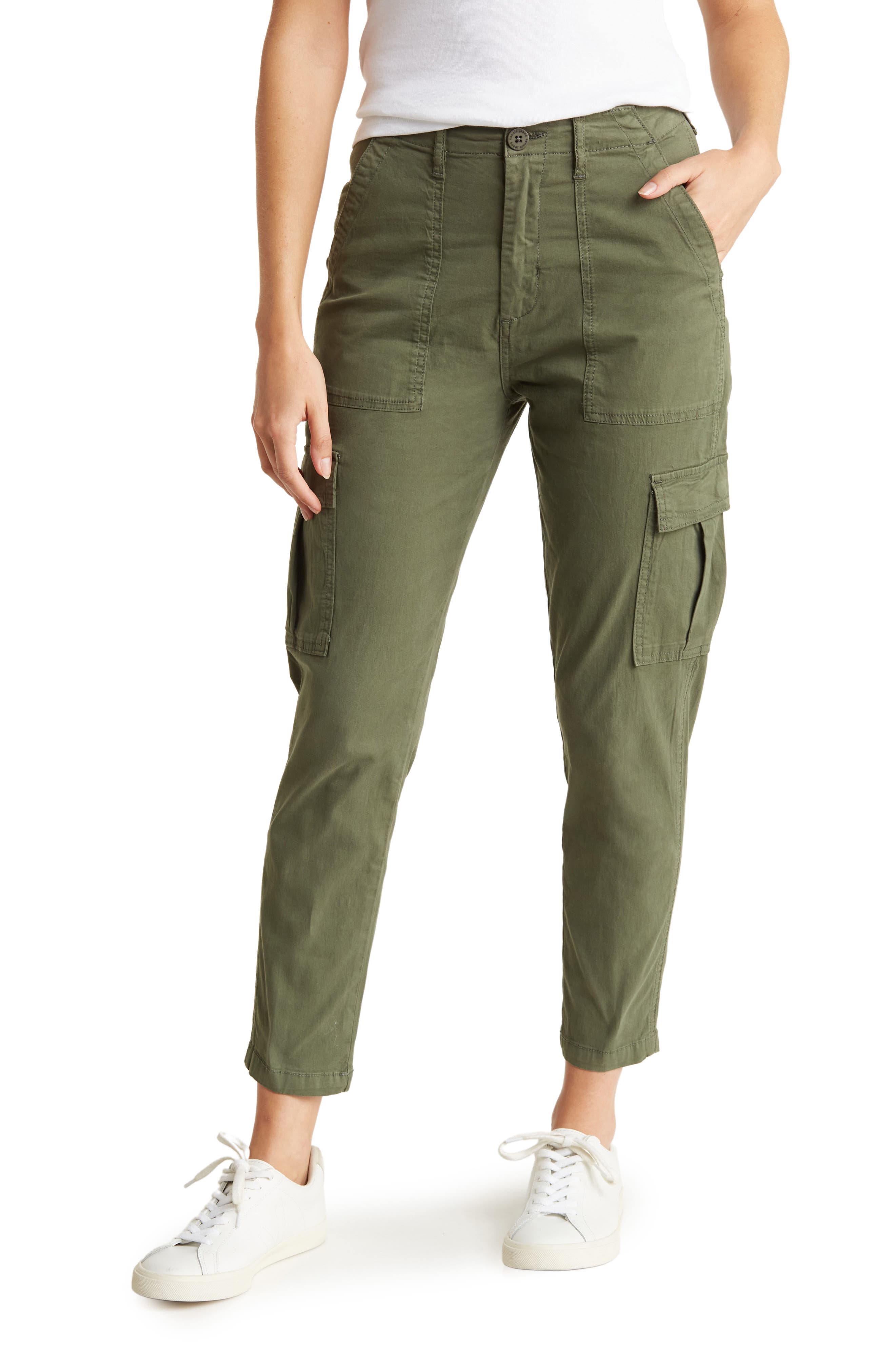 Kensie High Waist Utility Pants Nordstromrack