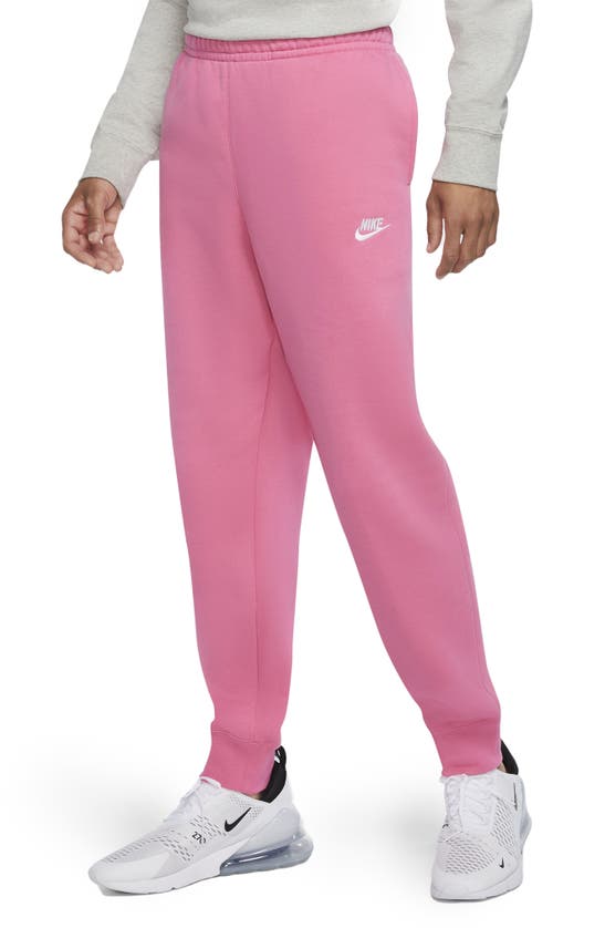 Fleece Jogger Pants Pink