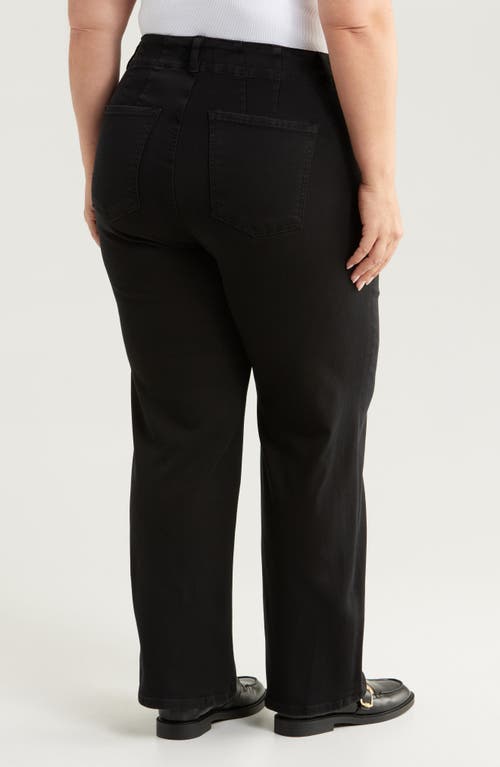 Shop Kut From The Kloth High Waist Wide Leg Jeans In Black